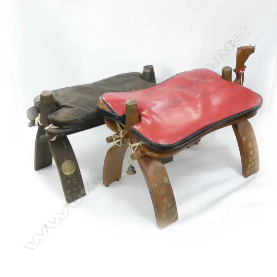 2 CAMEL STOOLS