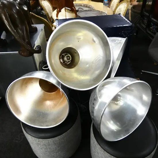 4 LARGE INDUSTRIAL LIGHTS AF 455mm dia