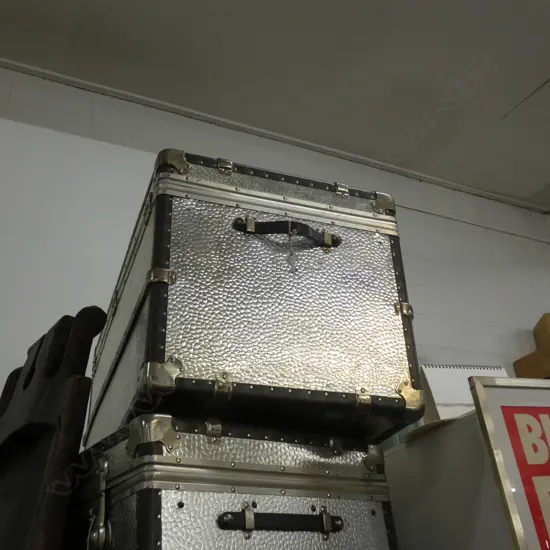 LG ALUMINIUM STORAGE BOX - 1000 X 500 X 500MM - KEYS INCLUDED