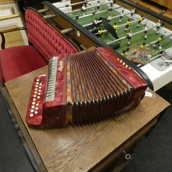RIGOLETTO RED GERMAN ACCORDIAN