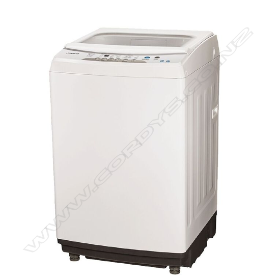 LIVING & CO TOP LOAD WASHING MACHINE 10 KG WHITE. NEW, UNOPENED