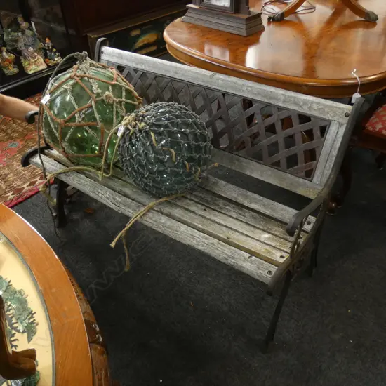 WOODEN GARDEN BENCH L.1115mm