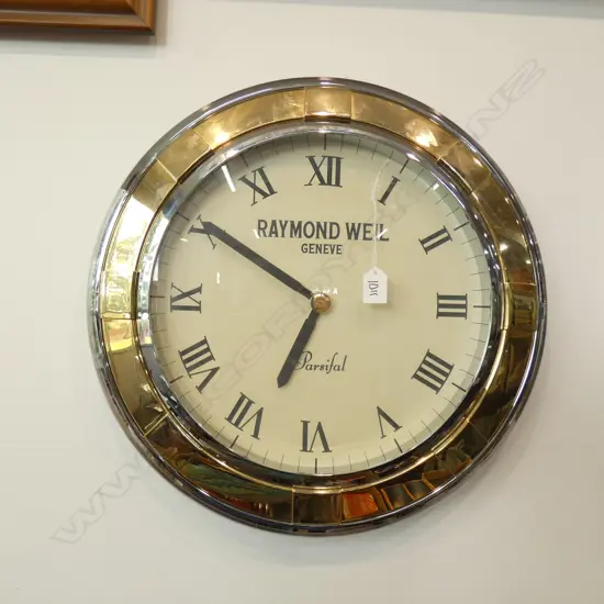 OFFICIAL DEALERS DISPLAY LARGE RAYMOND WEIL WALL CLOCK 500mm dia
