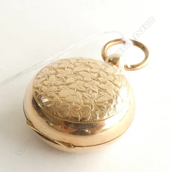 (19508)C1900 MINT CONDITION GOLD PLATED SOVEREIGN CASE