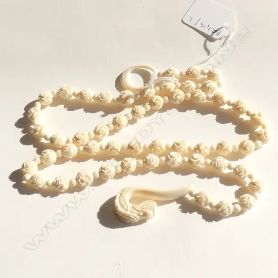 IVORY NECKLACE L.780mm