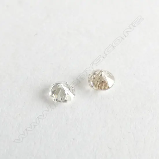 LOOSE DIAMONDS 2X 0.10CT ROUND