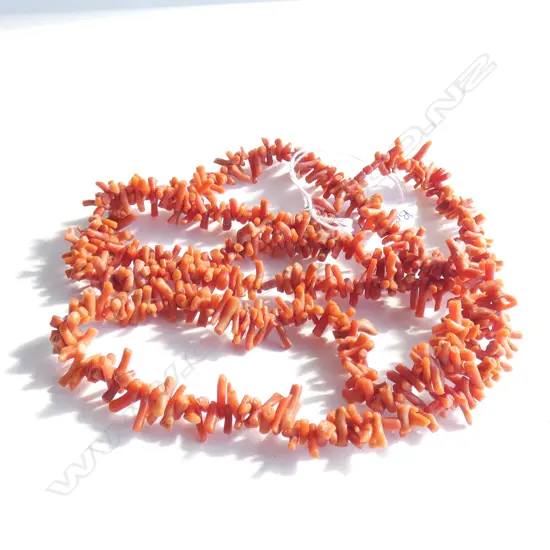 CORAL NECKLACE L.100mm