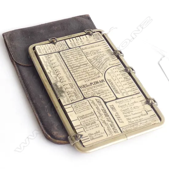 (19516) KAUFMANN'S POSOGRAPHE - IN ORIGINAL LEATHER WALLET