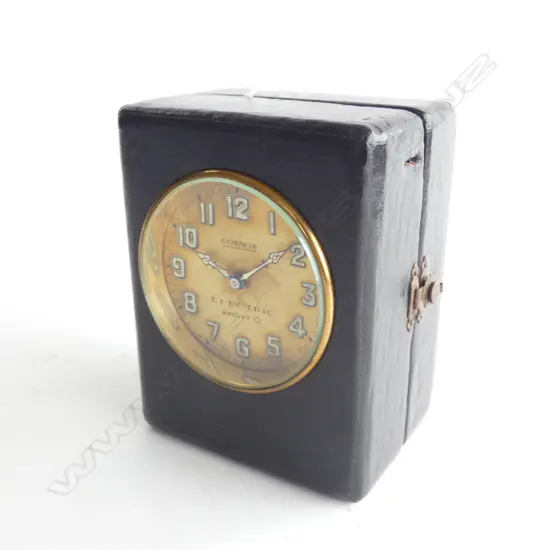 SWISS "COSMOS" ELECTRIC/MECHANICAL TRAVEL CLOCK C1920'S  (NOT WORKING)
