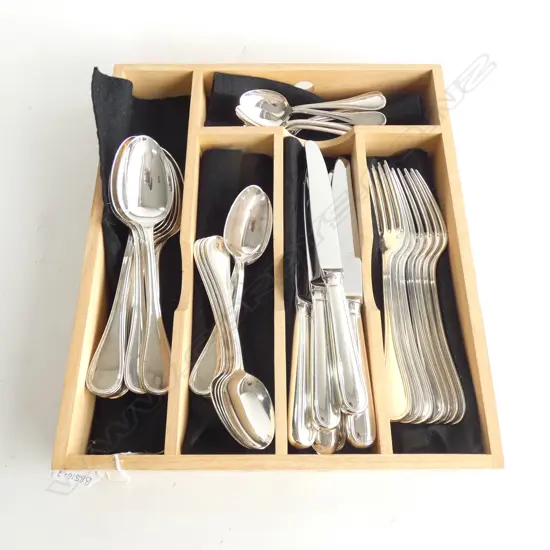 CHRISTOFLE SILVER PLATE CUTLERY SET 8 PLACE SETTING