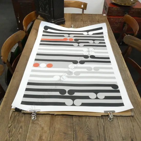 ARTIST UNKNOWN GORDON WALTERS INSPIRED LGE PRINT 1195 X 845mm.