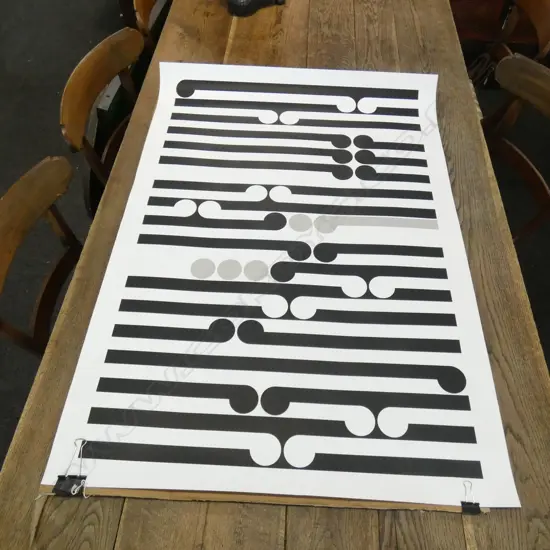 ARTIST UNKNOWN GORDON WALTERS INSPIRED LGE PRINT 1195 X 845mm.