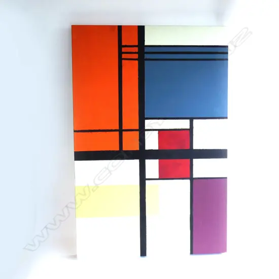 MONDRIAN STYLE ARTWORK 910x610mm