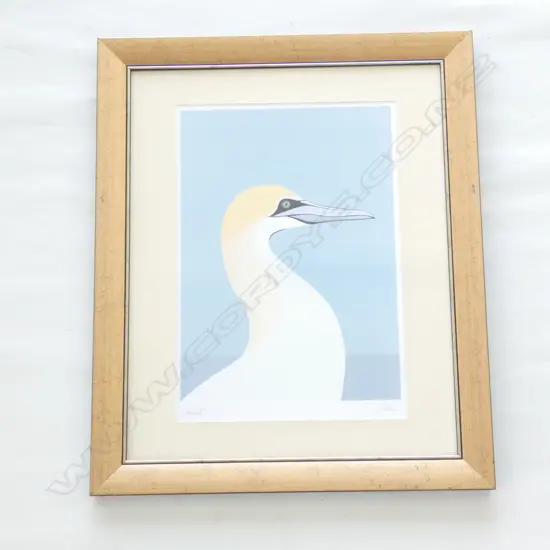 CATHY HANSBY ‘GANNET’ SIGNED. 400mm x 280mm