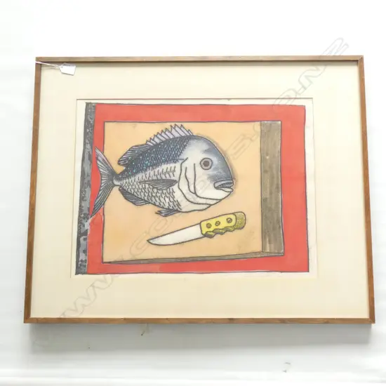 TOM BURNETT 'SNAPPER' PRINT '84 550x410mm