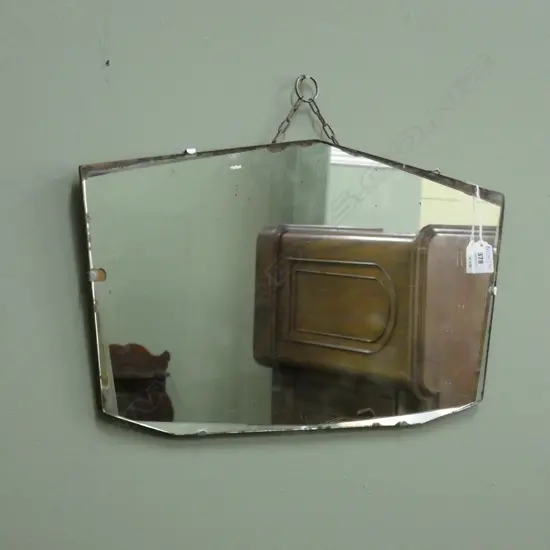 VINTAGE DECO BEVELLED MIRROR 500x300mm