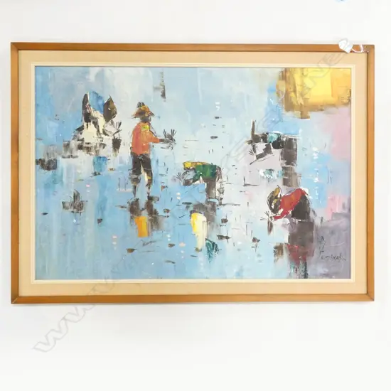 ESPINA OIL ON BOARD RICE FIELDS 570 X 860