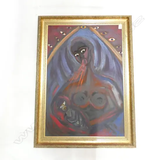 Charo Oquet oil on canvas 100cmx75cm