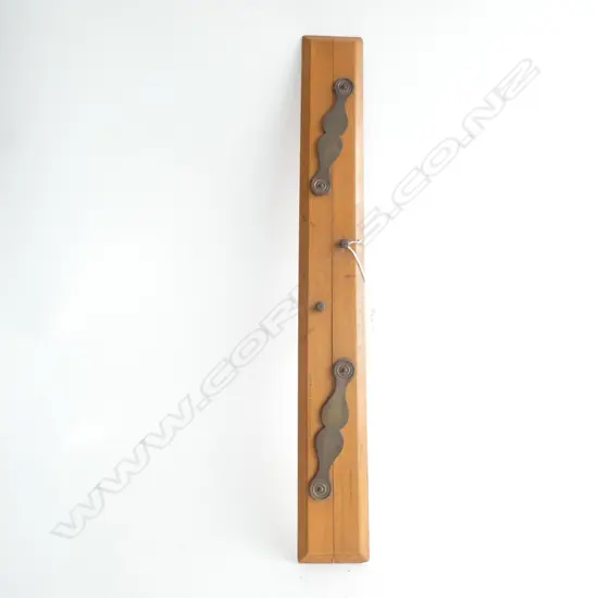 "FIELDS" 24 INCH BOXWOOD PARALLEL RULE RETAILED BY PEACOCK, AUCKLAND L. 615MM