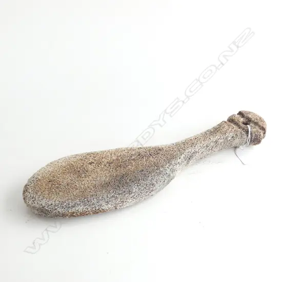 PATU PAROA, 350mm, POROUS, UNKNOWN ORIGIN, TRAINING?, EX JOHN PERRY COLLECTION