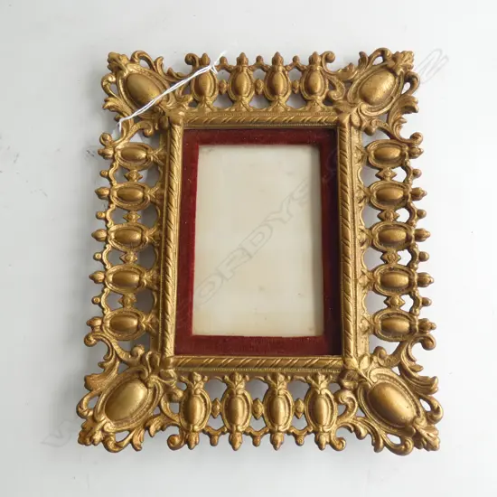 ORNATE GILDED METAL FRAME H 240 MM