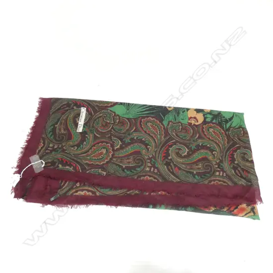 CHRISTIAN DIOR PURPLE SCARF 