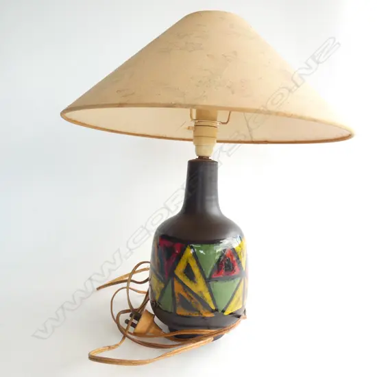 MID CENTURY ITALIAN LAMP. H 400mm