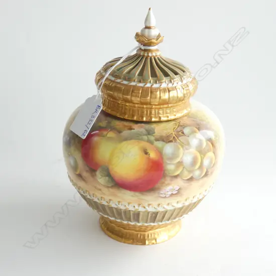 ROYAL WORCESTER H. AYNTON POT POURI #1286 1950 H.200mm AF...