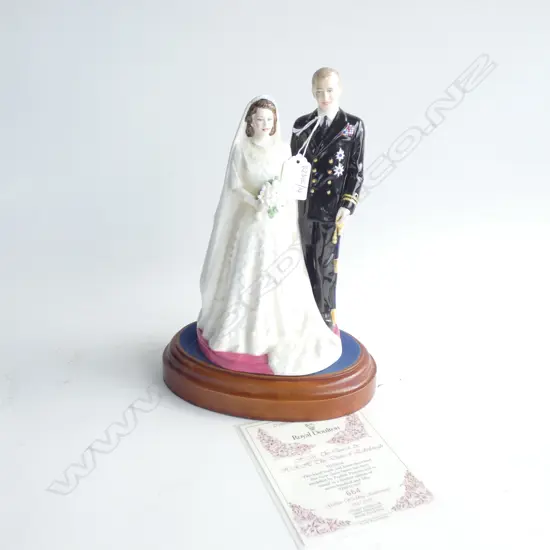 ROYAL DOULTON HRH & DUKE OF EDINBURGH H.200MM HN3836  RETAIL $1600  664/750