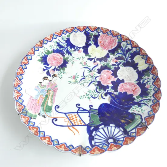 LARGE FAMILLE ROSE CHARGER 465mm dia