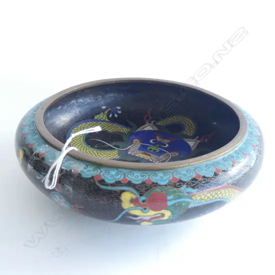 CLOISONNE BOWL 205mm dia