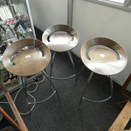 3 MAGIS FOR HERMAN MILLER LYRA BAR STOOLS