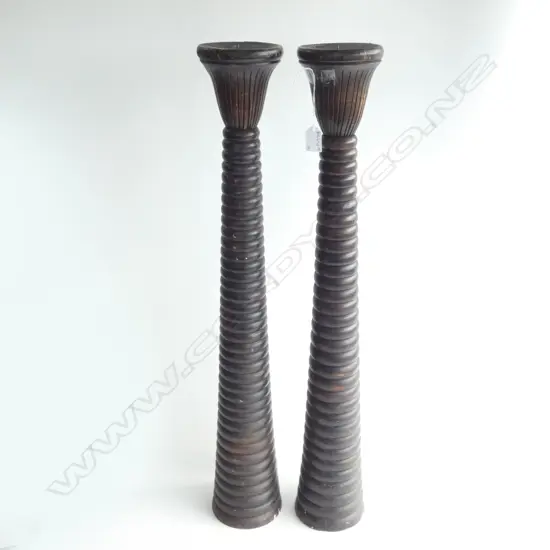 PR WOODEN PRICKET CANDLE HOLDERS H.800mm