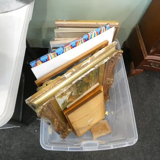 LARGE BOX LOT ASST. ARTWORKS 