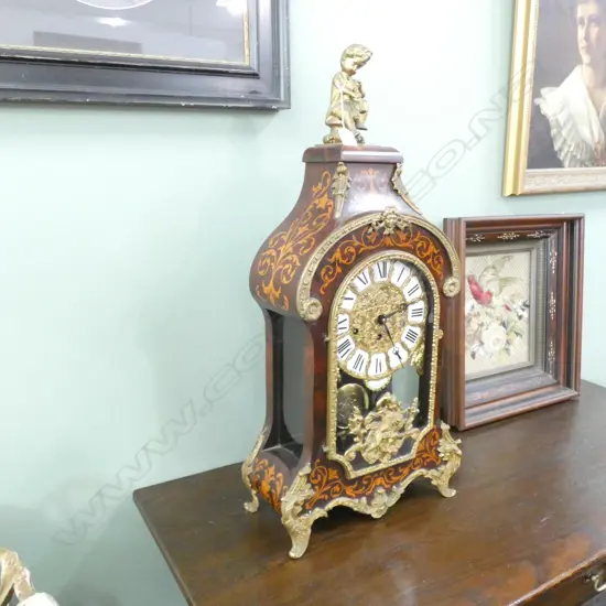 ITALIAN INLAY CLOCK H.770mm