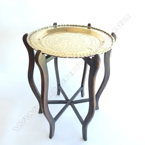 SM BRASS TABLE TRAY DIA 410MM