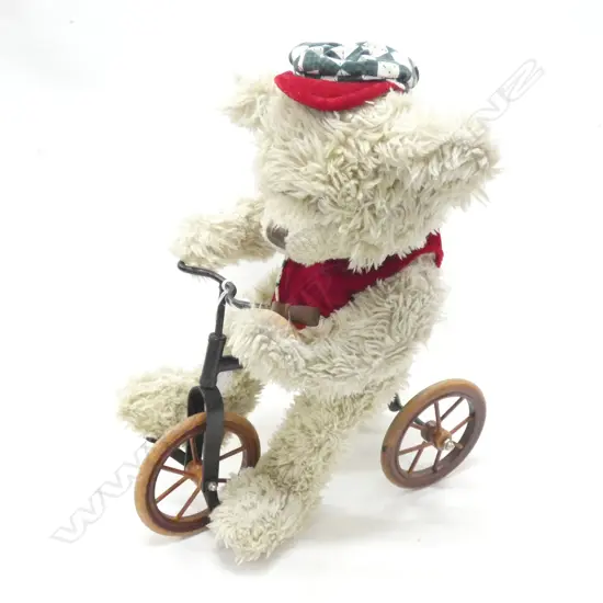 SPECIAL COLLECTORS EDITION BEAR ON BIKE L 330 