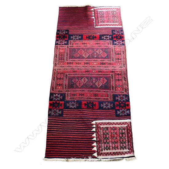 GOOD MIXED WEAVE KELIM RUG, 1930 X 1250MM