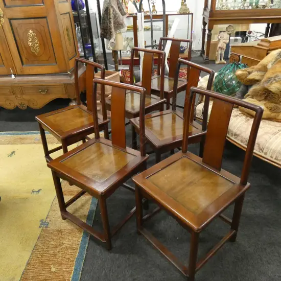 6 ROSEWOOD CHAIRS