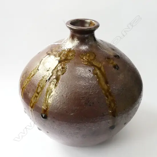 JAPANESE BIZENWARE VASE H.190MM