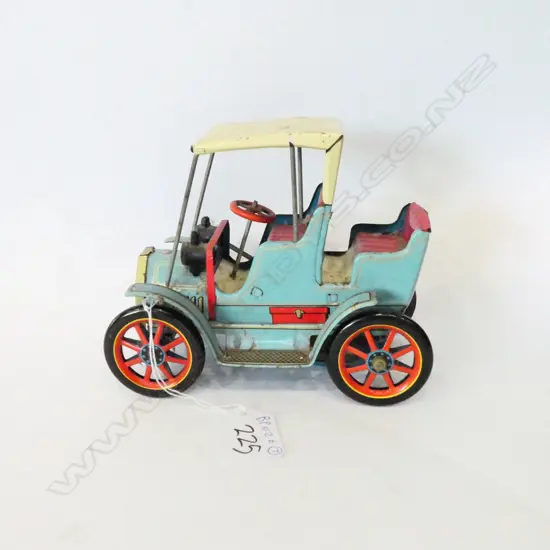 1950S JAPANESE TIN PLATE TOY CAR L.150MM