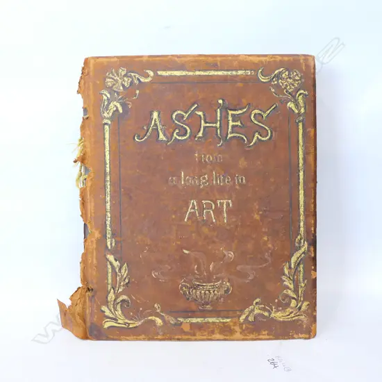 BOOK "ASHES FROM A LONG LIFE IN ART" BY ROBERT N ANDERSON 160 ENGRAVINGS LONDON 1813