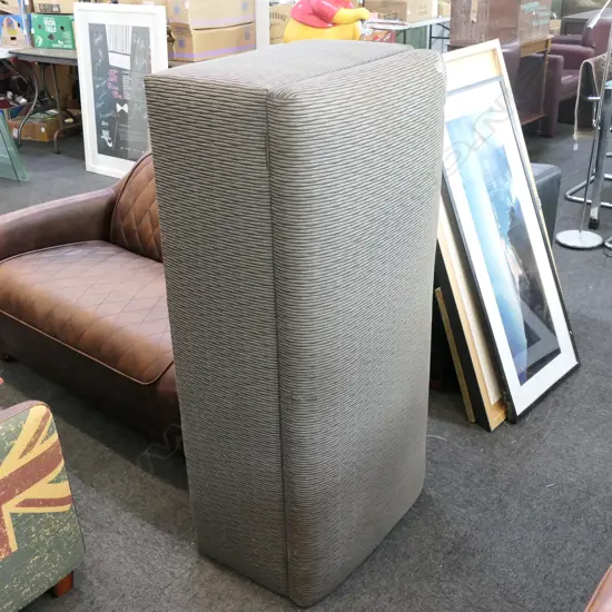 GREY UPHOLSTERED OTTOMAN 1250MM L