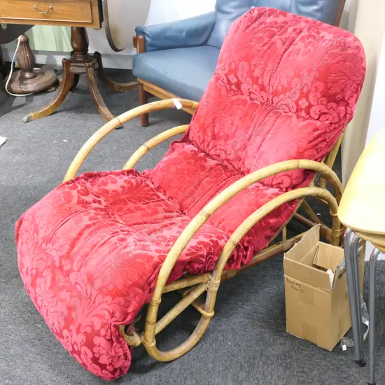 CANE DECO STYLE ARMCHAIR