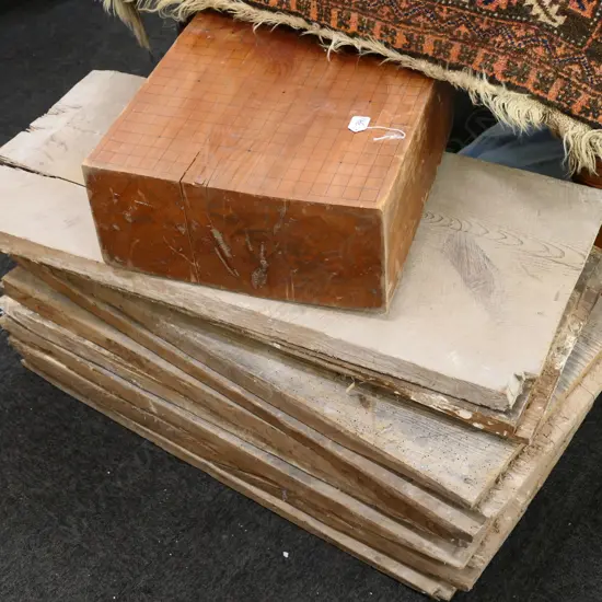 KOREAN CHESS BOARD + ASST WOODENFLOOR BOARDS