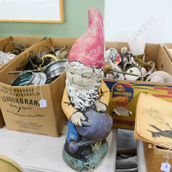 CONCRETE GARDEN GNOME 480MM H