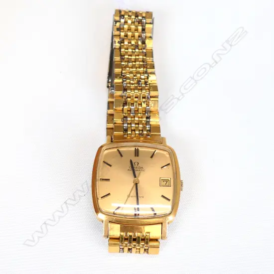 OMEGA GOLD PLATED GENT'S AUTO WRISTWATCH