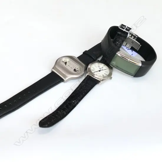 THREE WRISTWATCHES