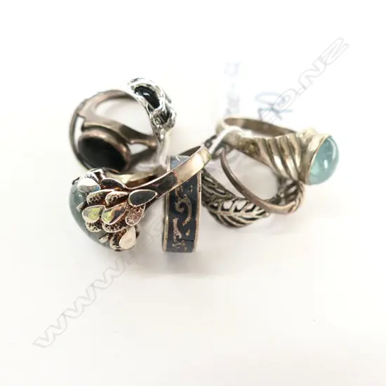 SEVEN SILVER RINGS