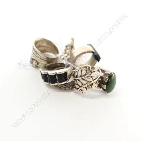 SEVEN SILVER RINGS